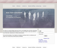 Webpage template  made for www.Amir.no
